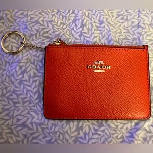 Coach Crossgrain Leather Mini Skinny ID Case